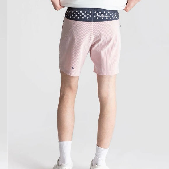 Birddogs Other - Birddogs Gym Shorts Lined Red Stripes Stars Gym Hybrid Boom Short size Medium